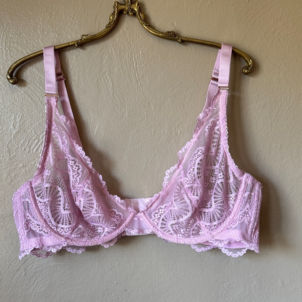 Savage X Fenty Lace Underwire Bra Size 44D
